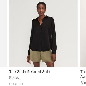 Everlane Relaxed Silk Top